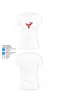 Bradford High School Golf 39456737 Women's Short Sleeve V-neck Shirt - 18