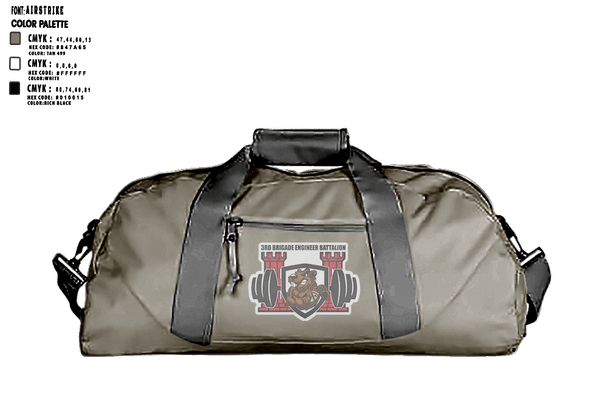 Duffle Bag, 3rd brigade engineer battalion, Army, Teamtime, Team time, sublimation, custom sports apparel, team uniforms, spirit wear, spiritwear, sports uniforms, custom shirts, team store, custom team store, fundraiser sports, apparel fundraiser