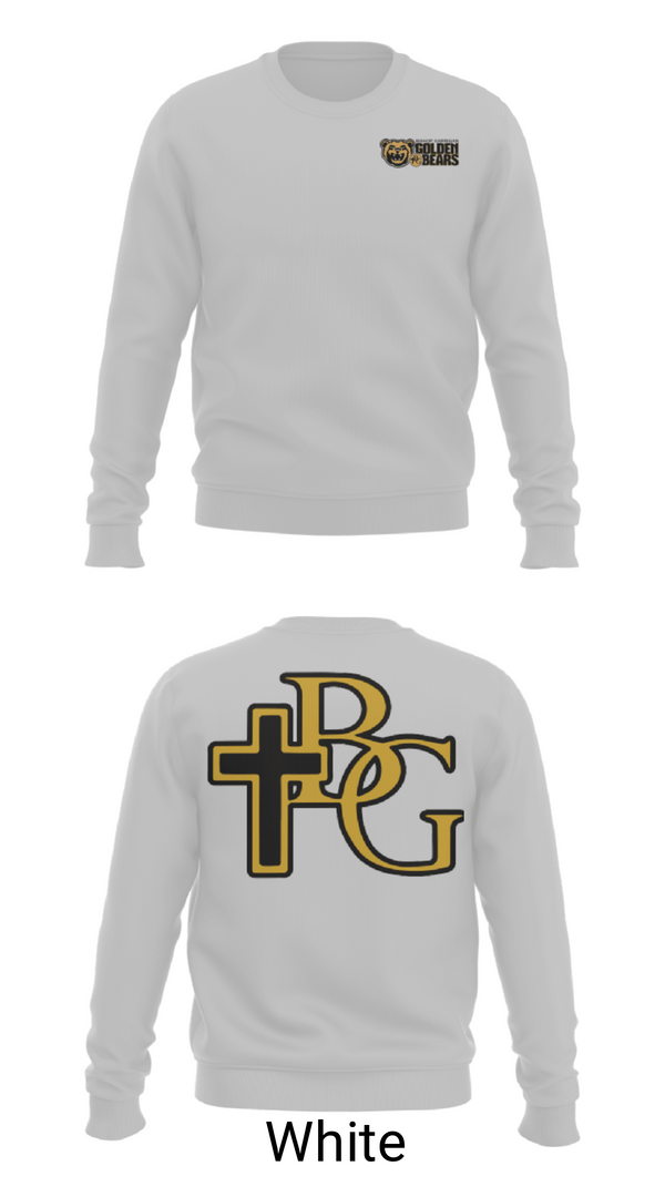 Crew Neck Sweatshirt, Bishop Garrigan Catholic Junior High School Track, Track & Field, Teamtime, Team time, sublimation, custom sports apparel, team uniforms, spirit wear, spiritwear, sports uniforms, custom shirts, team store, custom team store, fundraiser sports, apparel fundraiser