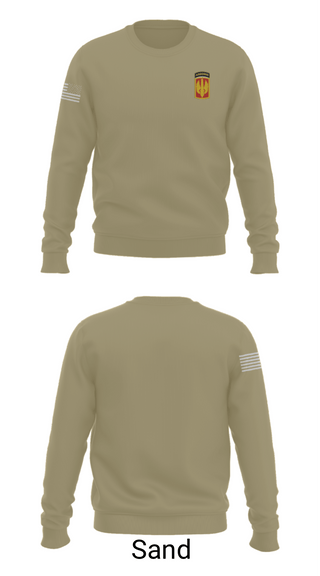 Crew Neck Sweatshirt, 1/39th Field Artillery, Army, Teamtime, Team time, sublimation, custom sports apparel, team uniforms, spirit wear, spiritwear, sports uniforms, custom shirts, team store, custom team store, fundraiser sports, apparel fundraiser
