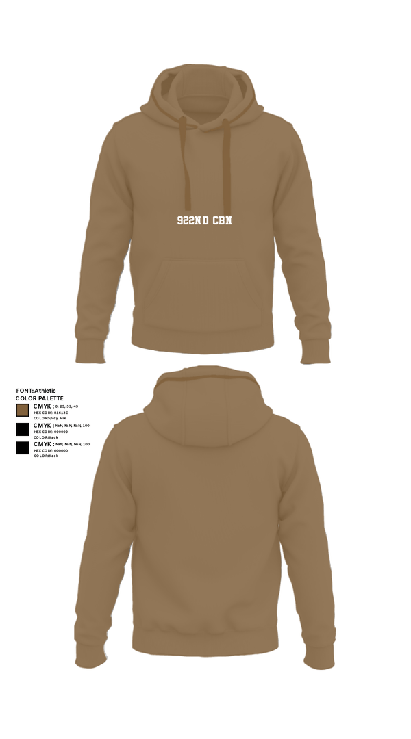 Hoodie, 922nd CBN, Army, Teamtime, Team time, sublimation, custom sports apparel, team uniforms, spirit wear, spiritwear, sports uniforms, custom shirts, team store, custom team store, fundraiser sports, apparel fundraiser