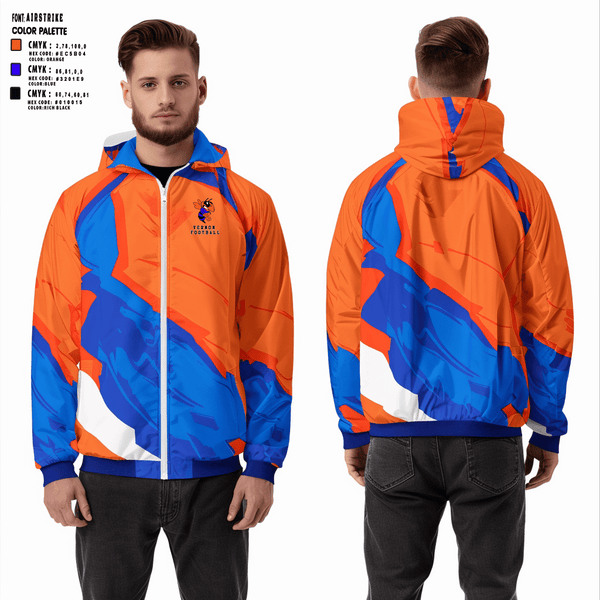 Windbreaker, Vernon Middle School Football, Football, Teamtime, Team time, sublimation, custom sports apparel, team uniforms, spirit wear, spiritwear, sports uniforms, custom shirts, team store, custom team store, fundraiser sports, apparel fundraiser