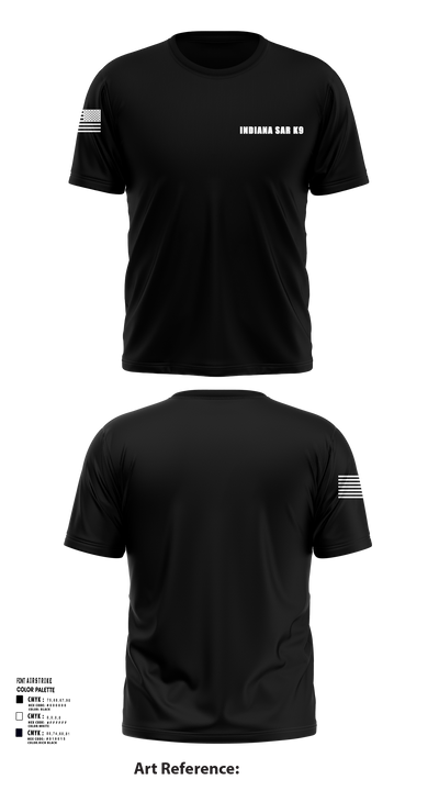 Indiana SAR K9 89767591 Short Sleeve Performance Shirt - 101
