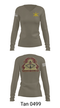 BTRY-B 1/188th 96332158 Women's Long Sleeve V-neck Shirt - 73
