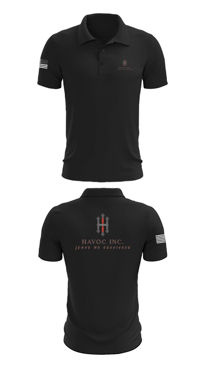 HAVOC INC 6408447 Short Sleeve Performance Polo - 28