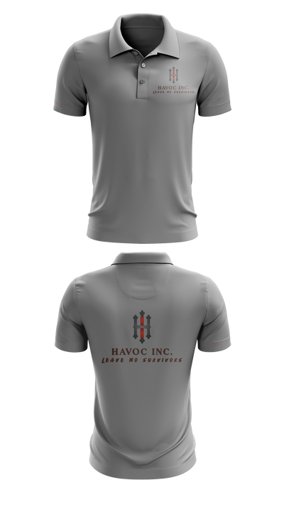 HAVOC INC 6408447 Short Sleeve Performance Polo - 41