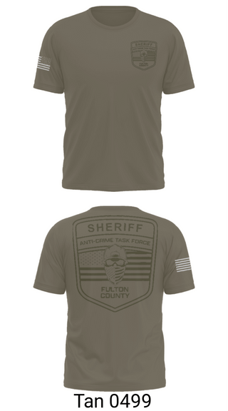 Old School Cotton Feel Shirt, Fulton County Anti-Crime Task Force, , Teamtime, Team time, sublimation, custom sports apparel, team uniforms, spirit wear, spiritwear, sports uniforms, custom shirts, team store, custom team store, fundraiser sports, apparel fundraiser