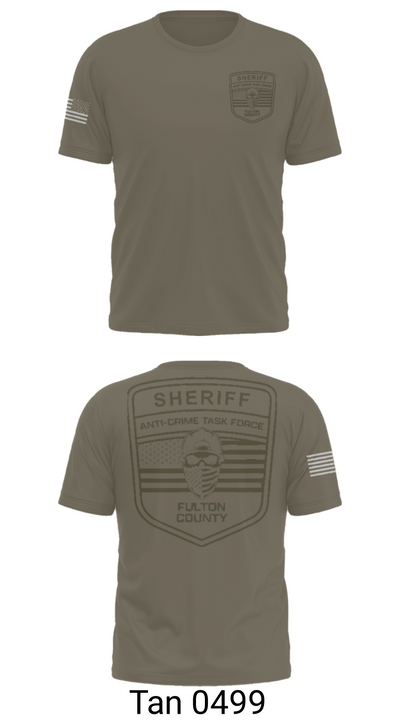 Fulton County Anti-Crime Task Force 27594594 Old School Cotton Feel Shirt - 67