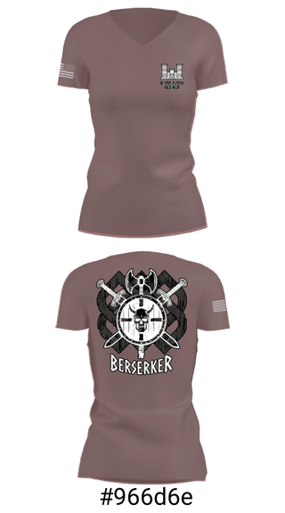 Women's Short Sleeve Vneck Shirt, B TRP 278th RES ACR, National Guard, Teamtime, Team time, sublimation, custom sports apparel, team uniforms, spirit wear, spiritwear, sports uniforms, custom shirts, team store, custom team store, fundraiser sports, apparel fundraiser
