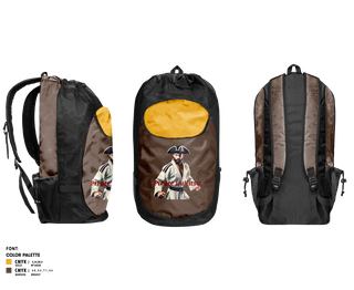 Gear Bag, Pirate Jiu Jitsu, Wrestling, Teamtime, Team time, sublimation, custom sports apparel, team uniforms, spirit wear, spiritwear, sports uniforms, custom shirts, team store, custom team store, fundraiser sports, apparel fundraiser