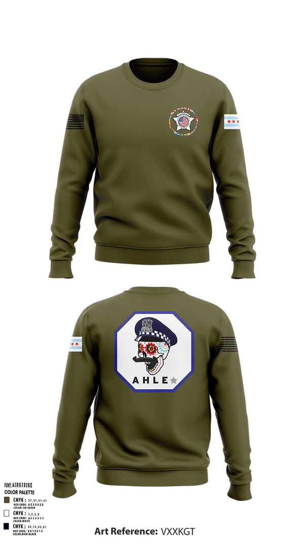 Crew Neck Sweatshirt, Cpd, Police, Teamtime, Team time, sublimation, custom sports apparel, team uniforms, spirit wear, spiritwear, sports uniforms, custom shirts, team store, custom team store, fundraiser sports, apparel fundraiser