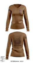 343rd Medical Hospital Augmentation Detachment 45513256 Women's Long Sleeve V-neck Shirt - 152