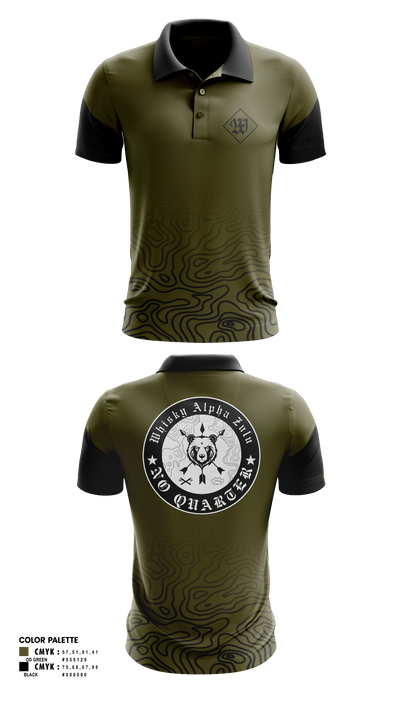 Whiskey Alpha Zulu 3904954 Short Sleeve Performance Polo - 1