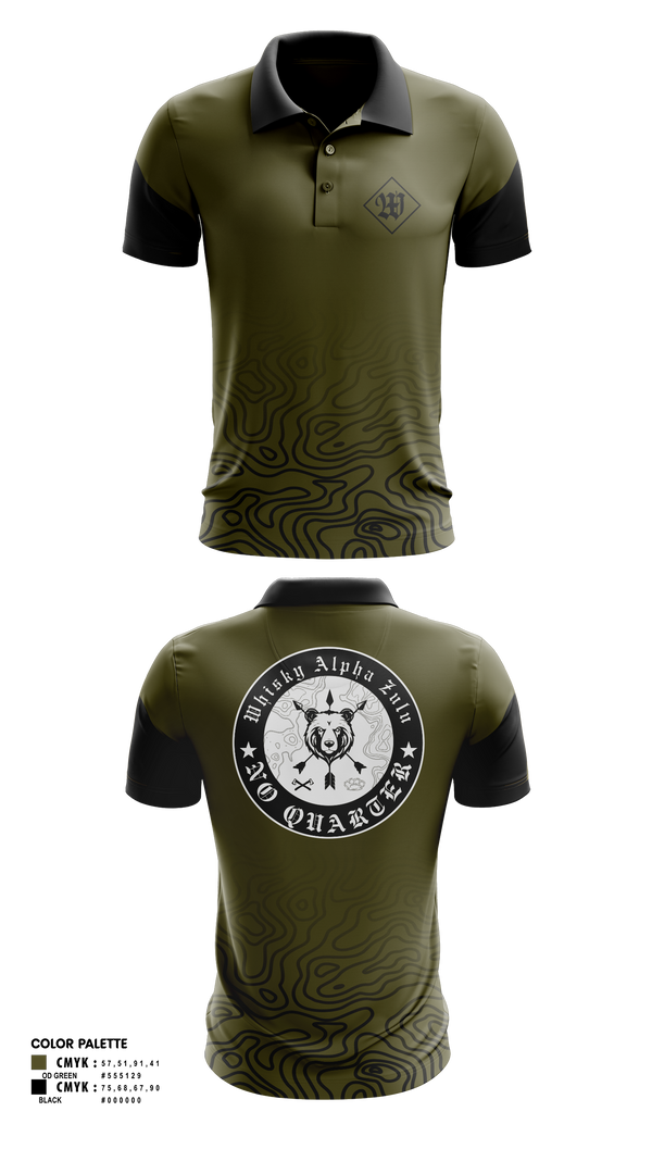Short Sleeve Performance Polo, Whiskey Alpha Zulu, , Teamtime, Team time, sublimation, custom sports apparel, team uniforms, spirit wear, spiritwear, sports uniforms, custom shirts, team store, custom team store, fundraiser sports, apparel fundraiser