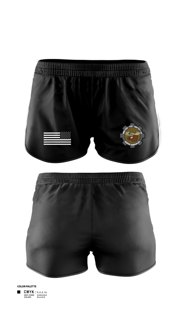 Women's Shorts, Moose Knuckles, Army, Teamtime, Team time, sublimation, custom sports apparel, team uniforms, spirit wear, spiritwear, sports uniforms, custom shirts, team store, custom team store, fundraiser sports, apparel fundraiser