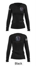 Motivation X Fitness, LLC 48657682 Women's Long Sleeve V-neck Shirt - 13