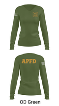 APSLFD 19423185 Women's Long Sleeve V-neck Shirt - 57