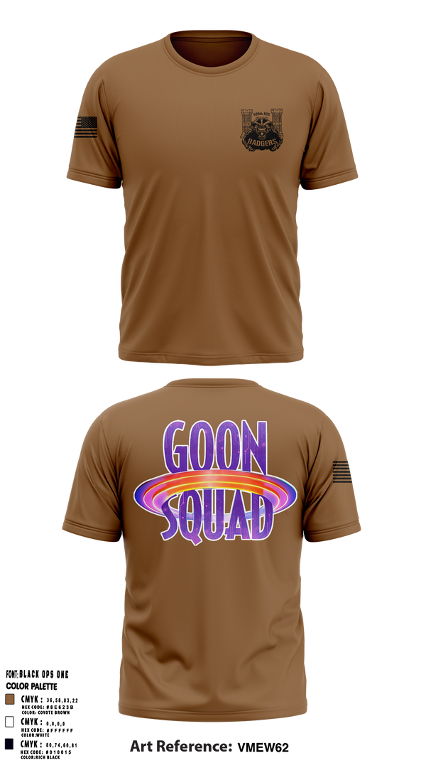 Old School Cotton Feel Shirt, GOON SQUAD, Army, Teamtime, Team time, sublimation, custom sports apparel, team uniforms, spirit wear, spiritwear, sports uniforms, custom shirts, team store, custom team store, fundraiser sports, apparel fundraiser
