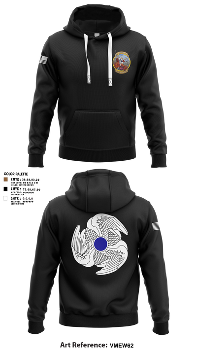 1-222nd AVN RGT 56947189 Hoodie - 3