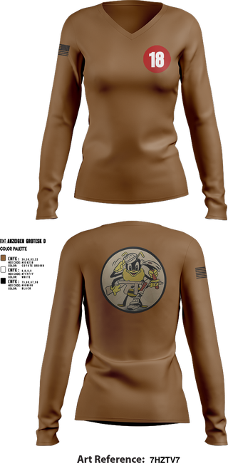 Womens Long Sleeve Vneck Shirt, NCB 18, , Teamtime, Team time, sublimation, custom sports apparel, team uniforms, spirit wear, spiritwear, sports uniforms, custom shirts, team store, custom team store, fundraiser sports, apparel fundraiser