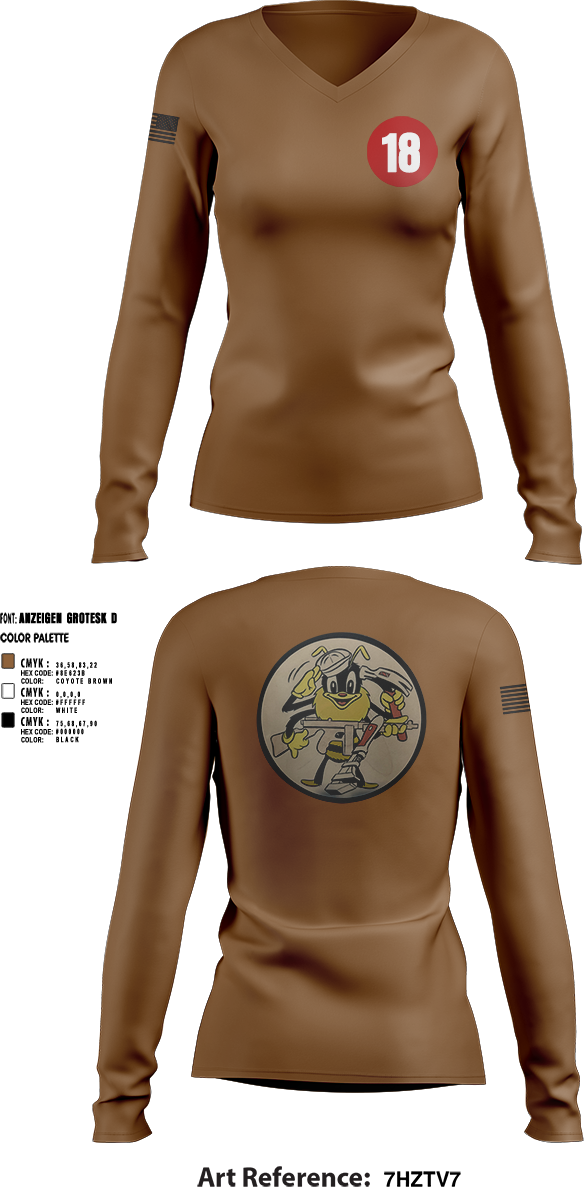 Womens Long Sleeve Vneck Shirt, NCB 18, , Teamtime, Team time, sublimation, custom sports apparel, team uniforms, spirit wear, spiritwear, sports uniforms, custom shirts, team store, custom team store, fundraiser sports, apparel fundraiser