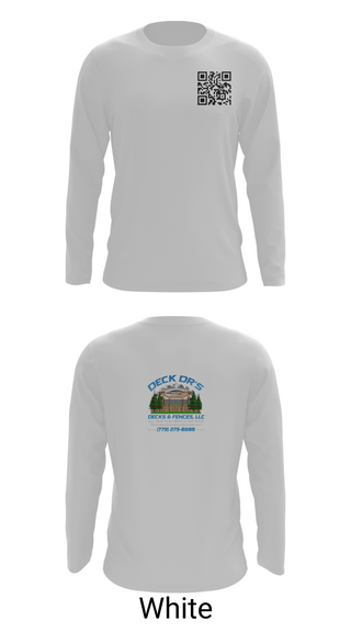 Long Sleeve Performance Shirt, Deck Dr’s Decks and Fences, , Teamtime, Team time, sublimation, custom sports apparel, team uniforms, spirit wear, spiritwear, sports uniforms, custom shirts, team store, custom team store, fundraiser sports, apparel fundraiser