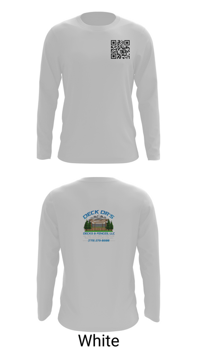 Deck Dr’s Decks and Fences 2773832 Long Sleeve Performance Shirt 7