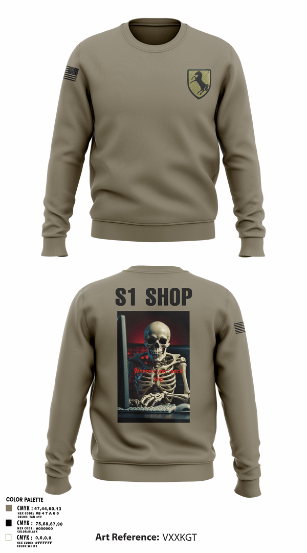 Crew Neck Sweatshirt, 1/11 acr, Army, Teamtime, Team time, sublimation, custom sports apparel, team uniforms, spirit wear, spiritwear, sports uniforms, custom shirts, team store, custom team store, fundraiser sports, apparel fundraiser