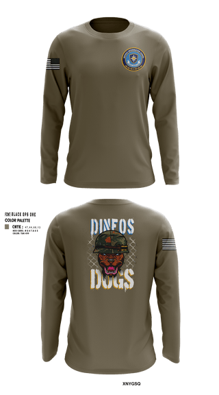 Long Sleeve Performance Shirt, DINFOS, Army, Teamtime, Team time, sublimation, custom sports apparel, team uniforms, spirit wear, spiritwear, sports uniforms, custom shirts, team store, custom team store, fundraiser sports, apparel fundraiser
