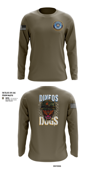 DINFOS 37015122 Long Sleeve Performance Shirt 33