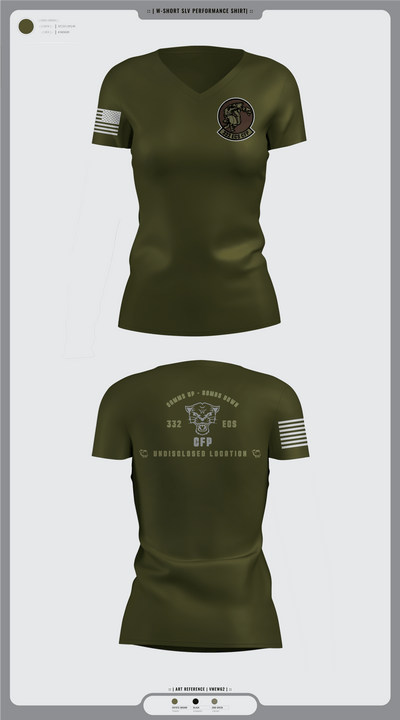 332 ECS SCOS 86475231 Women's Short Sleeve V-neck Shirt - 6