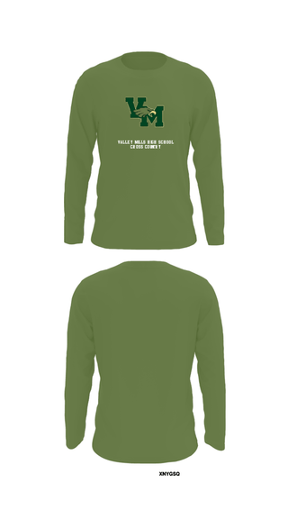 Long Sleeve Performance Shirt, Valley Mills High School Cross Country, Cross Country, Teamtime, Team time, sublimation, custom sports apparel, team uniforms, spirit wear, spiritwear, sports uniforms, custom shirts, team store, custom team store, fundraiser sports, apparel fundraiser