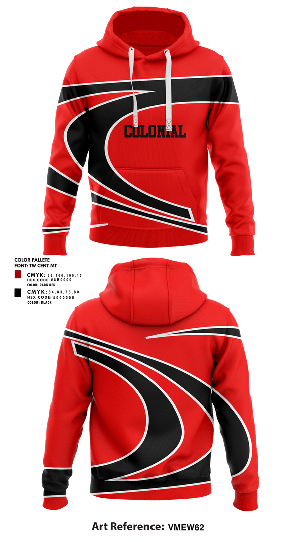 Hoodie, Colonial, Men's Lacrosse, Teamtime, Team time, sublimation, custom sports apparel, team uniforms, spirit wear, spiritwear, sports uniforms, custom shirts, team store, custom team store, fundraiser sports, apparel fundraiser