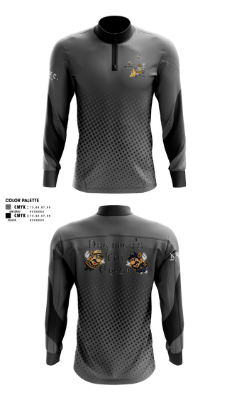 Quarter Zip Jacket, Dreamer's Toy Chest, , Teamtime, Team time, sublimation, custom sports apparel, team uniforms, spirit wear, spiritwear, sports uniforms, custom shirts, team store, custom team store, fundraiser sports, apparel fundraiser