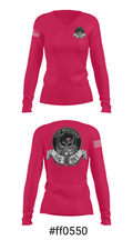 112 SOCCENT SIGDET 90231046 Women's Long Sleeve V-neck Shirt - 7