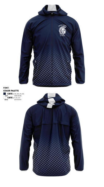 Southeast Spartans 7835642 Windbreaker - 1