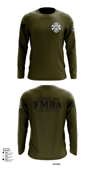 Belmar FMBA 91468281 Long Sleeve Performance Shirt - 119