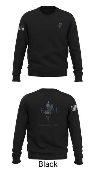 Crew Neck Sweatshirt, K&M window solutions llc, , Teamtime, Team time, sublimation, custom sports apparel, team uniforms, spirit wear, spiritwear, sports uniforms, custom shirts, team store, custom team store, fundraiser sports, apparel fundraiser