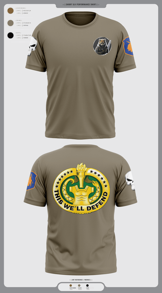 Short Sleeve Performance Shirt, Fox Co., Army, Teamtime, Team time, sublimation, custom sports apparel, team uniforms, spirit wear, spiritwear, sports uniforms, custom shirts, team store, custom team store, fundraiser sports, apparel fundraiser