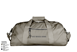 Duffle Bag, 91st missile wing, Air Force, Teamtime, Team time, sublimation, custom sports apparel, team uniforms, spirit wear, spiritwear, sports uniforms, custom shirts, team store, custom team store, fundraiser sports, apparel fundraiser