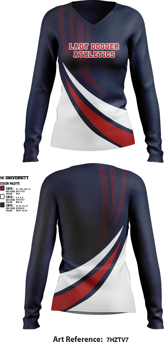 Womens Long Sleeve Vneck Shirt, Lingle-Fort Laramie High School Basketball, Men's Basketball, Teamtime, Team time, sublimation, custom sports apparel, team uniforms, spirit wear, spiritwear, sports uniforms, custom shirts, team store, custom team store, fundraiser sports, apparel fundraiser