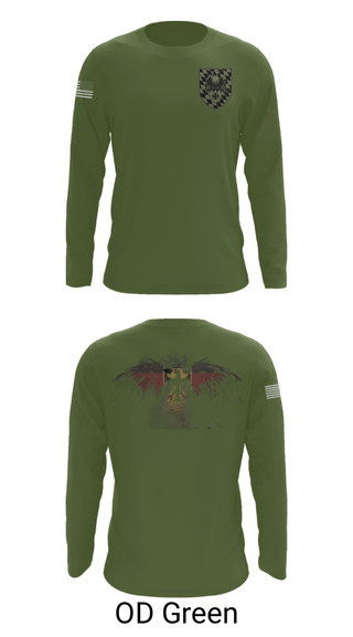Long Sleeve Performance Shirt, 3./HSchRgt1, Army, Teamtime, Team time, sublimation, custom sports apparel, team uniforms, spirit wear, spiritwear, sports uniforms, custom shirts, team store, custom team store, fundraiser sports, apparel fundraiser