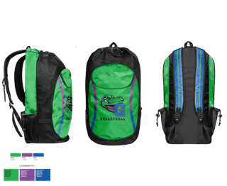 Gear Bag, James N Gamble Montessori Junior High School Volleyball, Women's Volleyball, Teamtime, Team time, sublimation, custom sports apparel, team uniforms, spirit wear, spiritwear, sports uniforms, custom shirts, team store, custom team store, fundraiser sports, apparel fundraiser