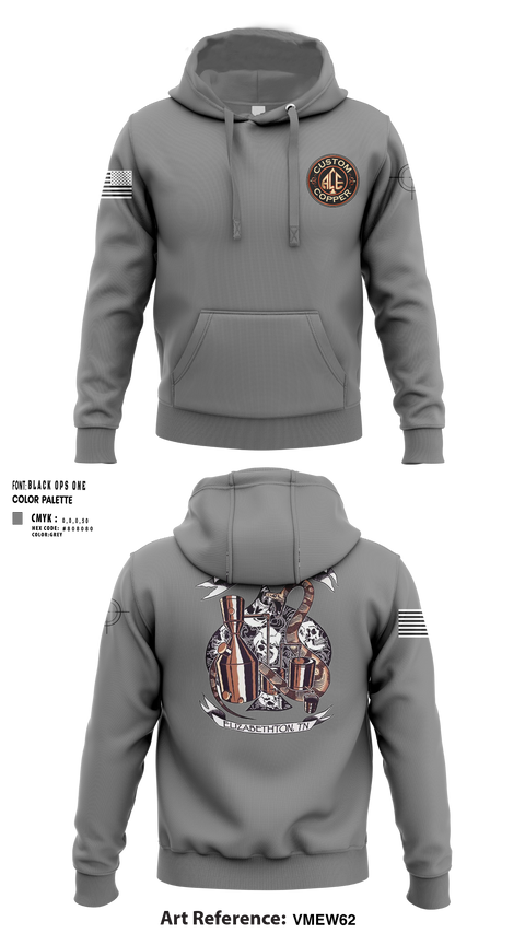 Hoodie, Ace Custom Copper, , Teamtime, Team time, sublimation, custom sports apparel, team uniforms, spirit wear, spiritwear, sports uniforms, custom shirts, team store, custom team store, fundraiser sports, apparel fundraiser