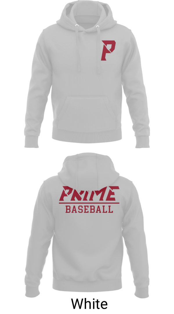 Hoodie, Prime Baseball, Baseball, Teamtime, Team time, sublimation, custom sports apparel, team uniforms, spirit wear, spiritwear, sports uniforms, custom shirts, team store, custom team store, fundraiser sports, apparel fundraiser