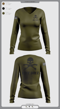 Dirt boyz 82013993 Women's Long Sleeve V-neck Shirt - 3
