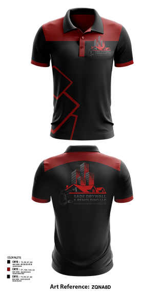 Short Sleeve Performance Polo, Sadedrywall & remolding llc, , Teamtime, Team time, sublimation, custom sports apparel, team uniforms, spirit wear, spiritwear, sports uniforms, custom shirts, team store, custom team store, fundraiser sports, apparel fundraiser