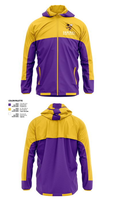 Sabinal High School Basketball 27202205 Windbreaker - 40