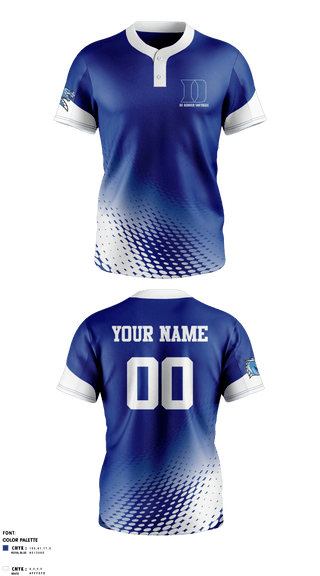Two Button Softball Jersey, De Ridder High School Softball, Softball, Teamtime, Team time, sublimation, custom sports apparel, team uniforms, spirit wear, spiritwear, sports uniforms, custom shirts, team store, custom team store, fundraiser sports, apparel fundraiser