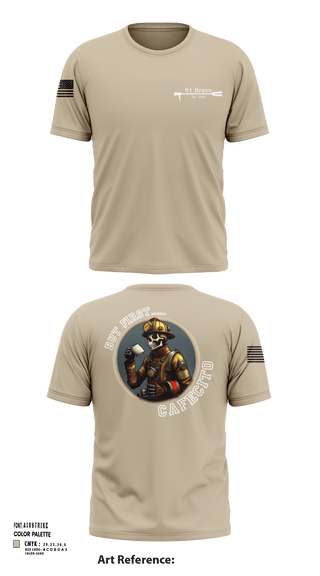 Short Sleeve Performance Shirt, 91 Bravo, Fire Department, Teamtime, Team time, sublimation, custom sports apparel, team uniforms, spirit wear, spiritwear, sports uniforms, custom shirts, team store, custom team store, fundraiser sports, apparel fundraiser